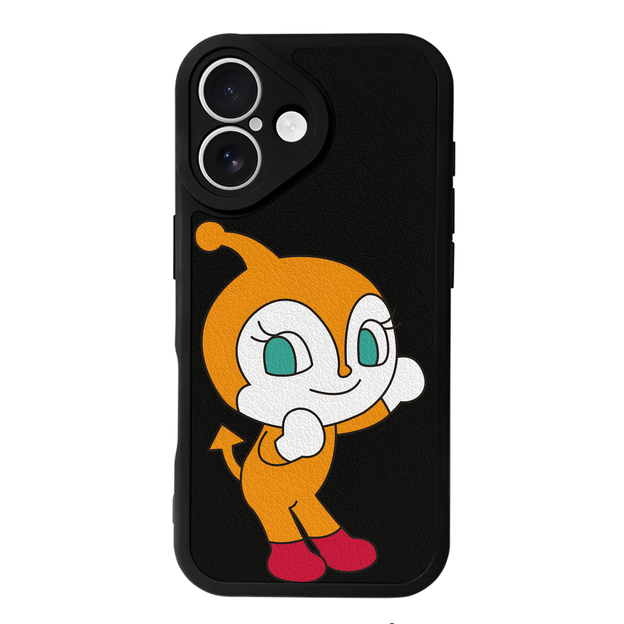 （画像用） アンパンマン Anpanman 【iPhone 16シリーズ対応】シリコンスマホケース（レザー調） 材質：シリコン